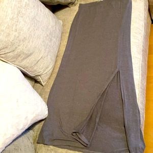 Reitman’s Maxi Skirt.  Perfect with high boots and a cozy tunic sweater. M